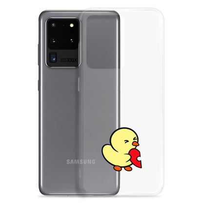 Heart Puzzle Duckie - Clear Case for Samsung®