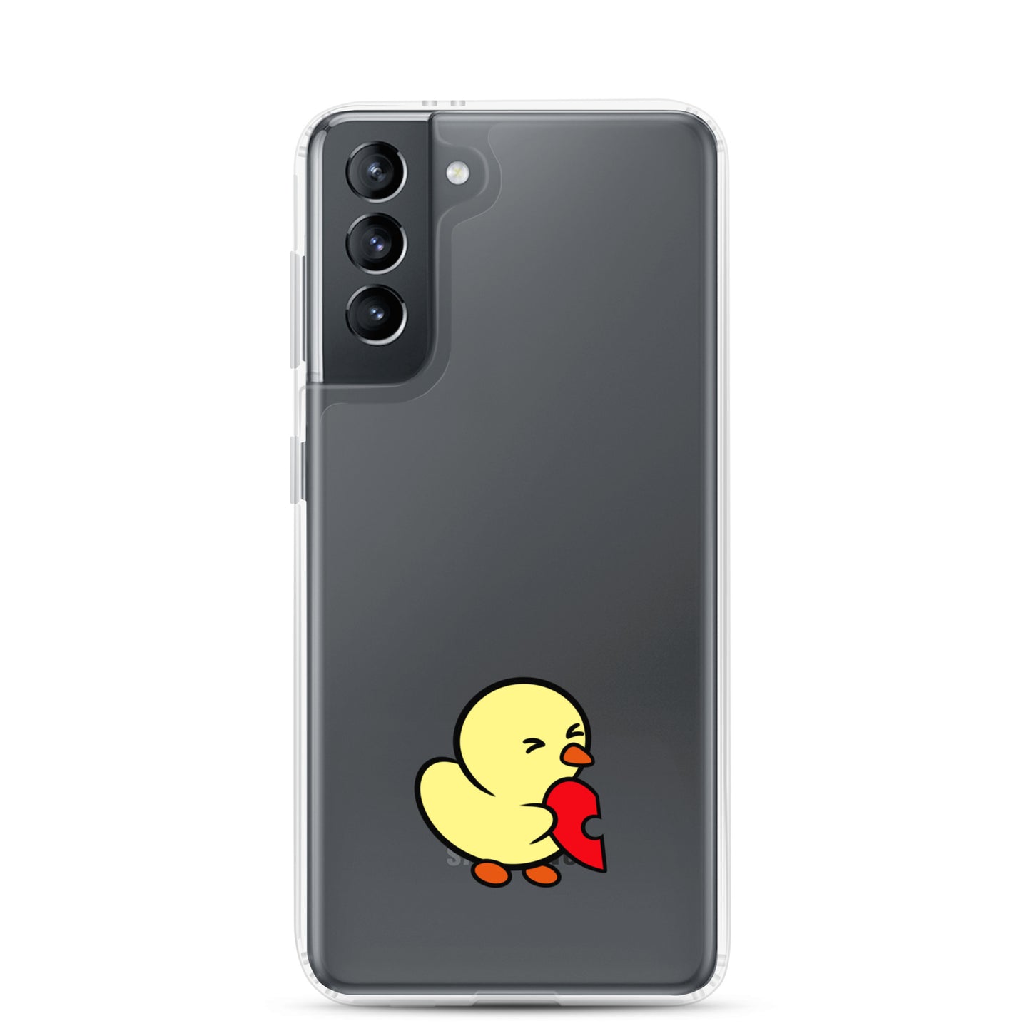 Heart Puzzle Duckie - Clear Case for Samsung®