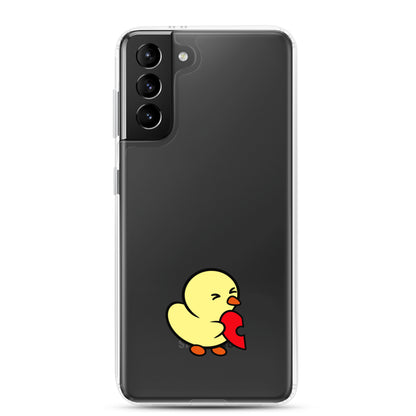 Heart Puzzle Duckie - Clear Case for Samsung®