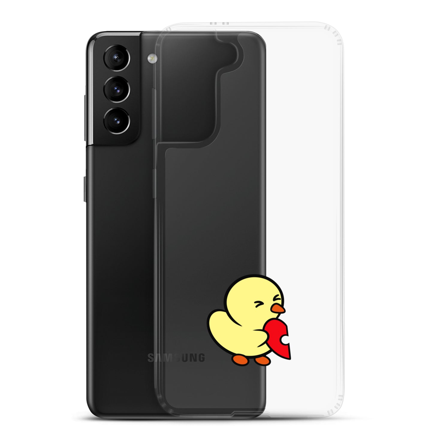 Heart Puzzle Duckie - Clear Case for Samsung®