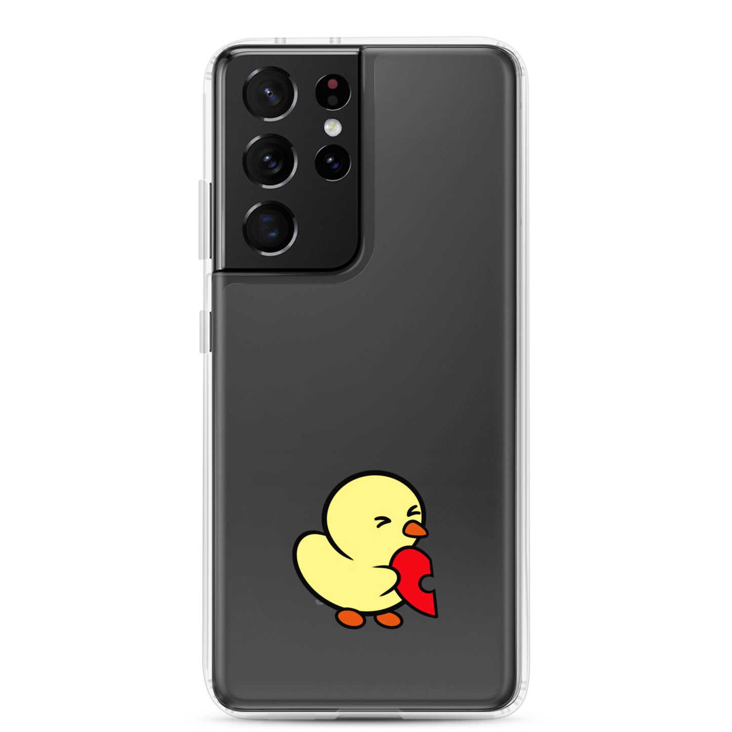 Heart Puzzle Duckie - Clear Case for Samsung®