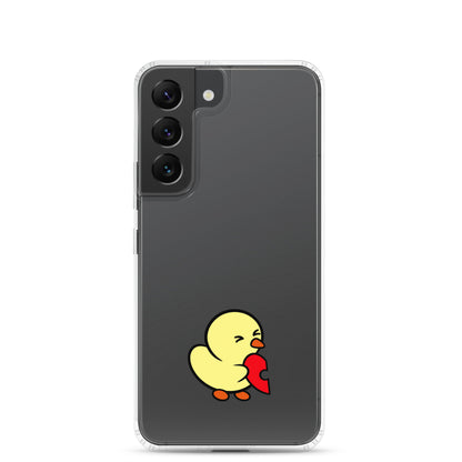 Heart Puzzle Duckie - Clear Case for Samsung®