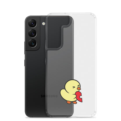 Heart Puzzle Duckie - Clear Case for Samsung®