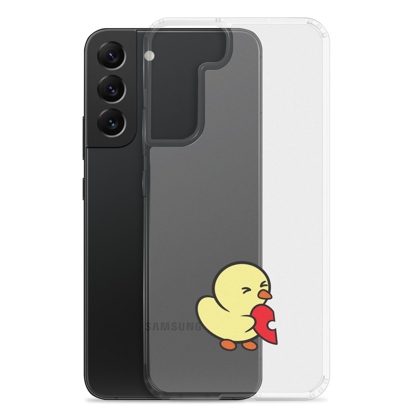 Heart Puzzle Duckie - Clear Case for Samsung®