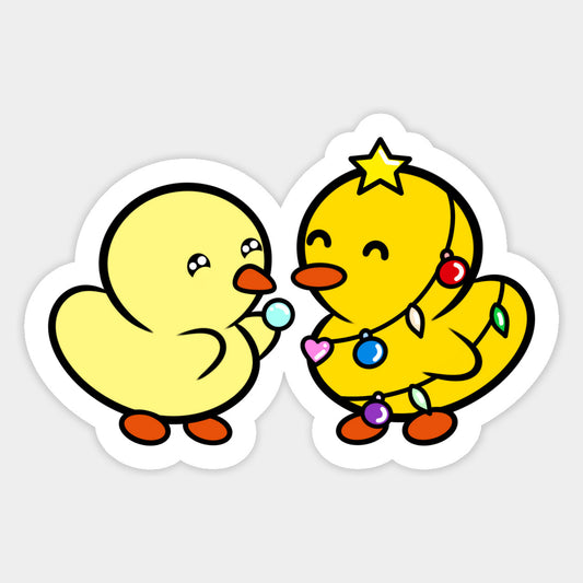 Duckie and Duck's Christmas - Magnet