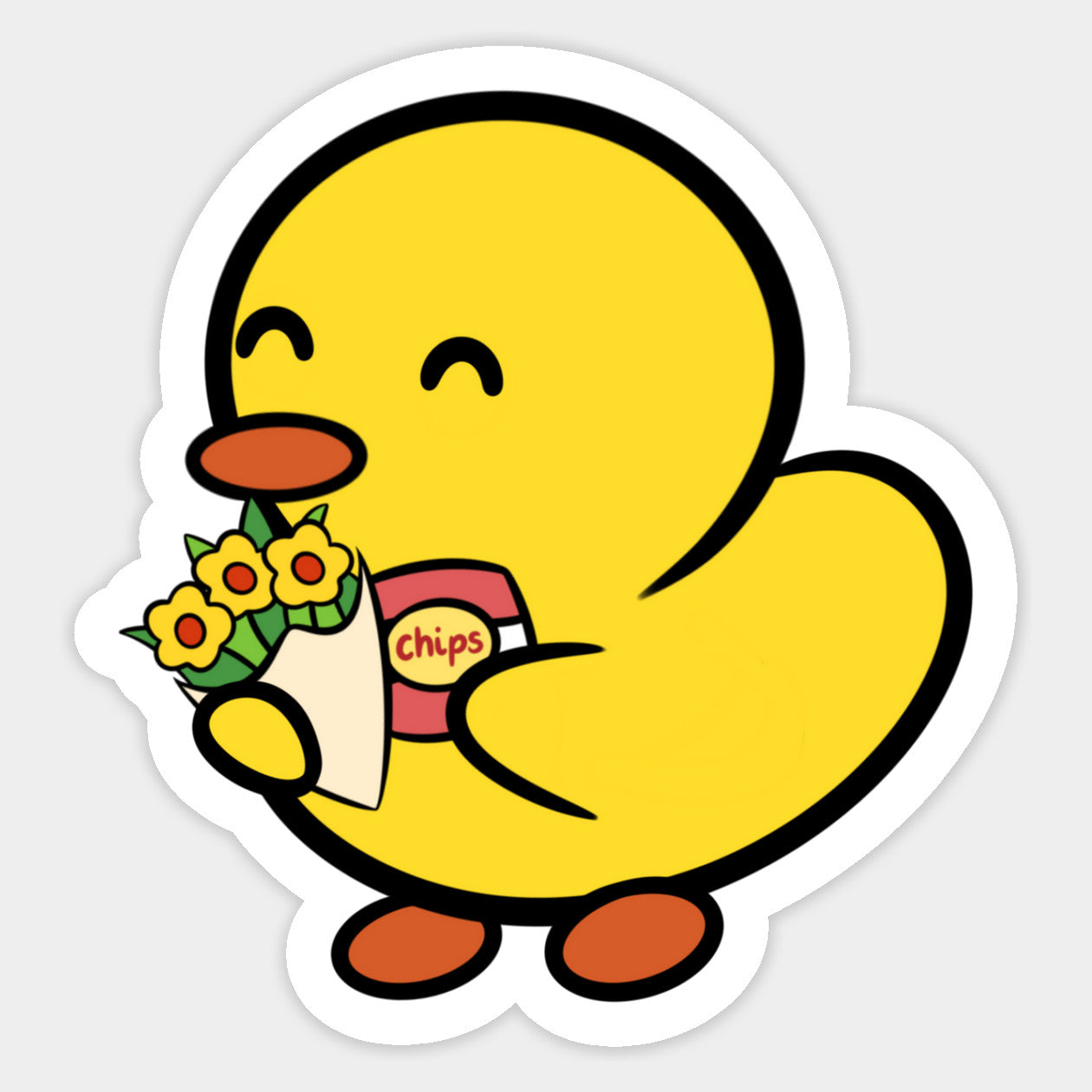 Flowers and Snacks - Magnet