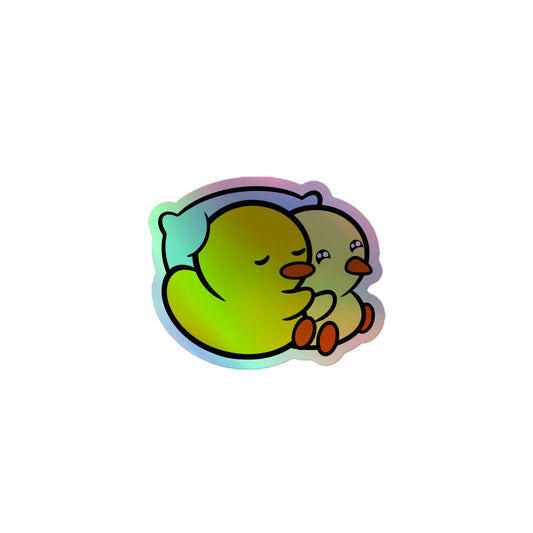 Duckie Little Spoon - Holographic Sticker