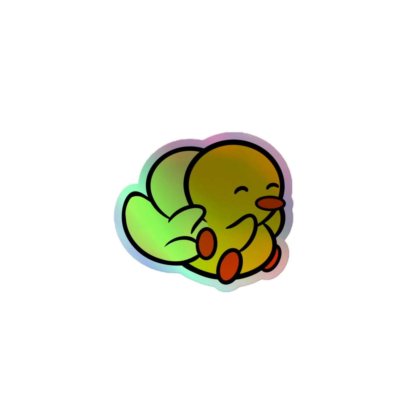 Duck Little Spoon - Holographic Sticker