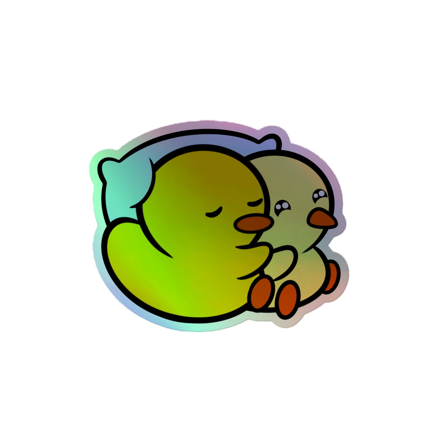 Duckie Little Spoon - Holographic Sticker