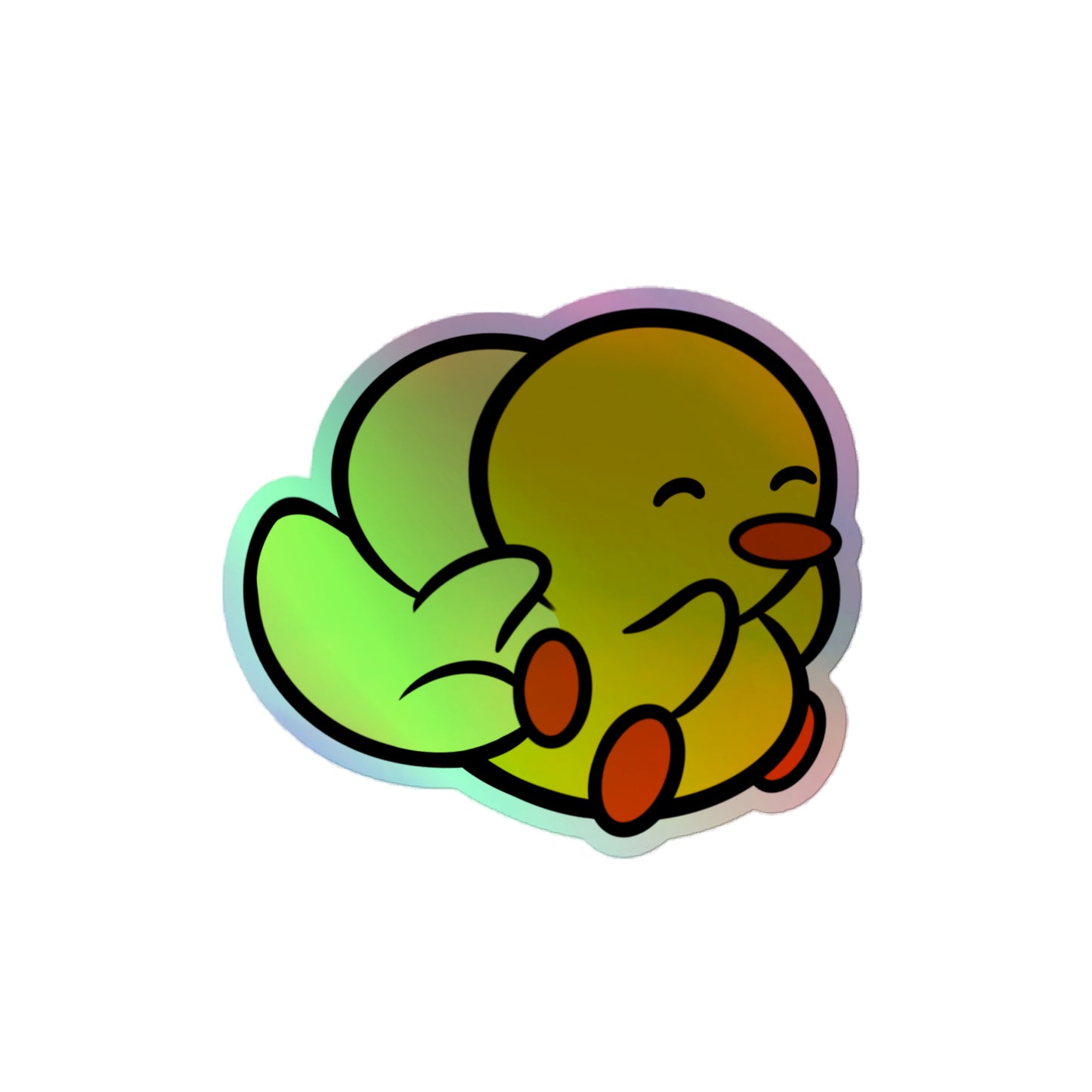 Duck Little Spoon - Holographic Sticker