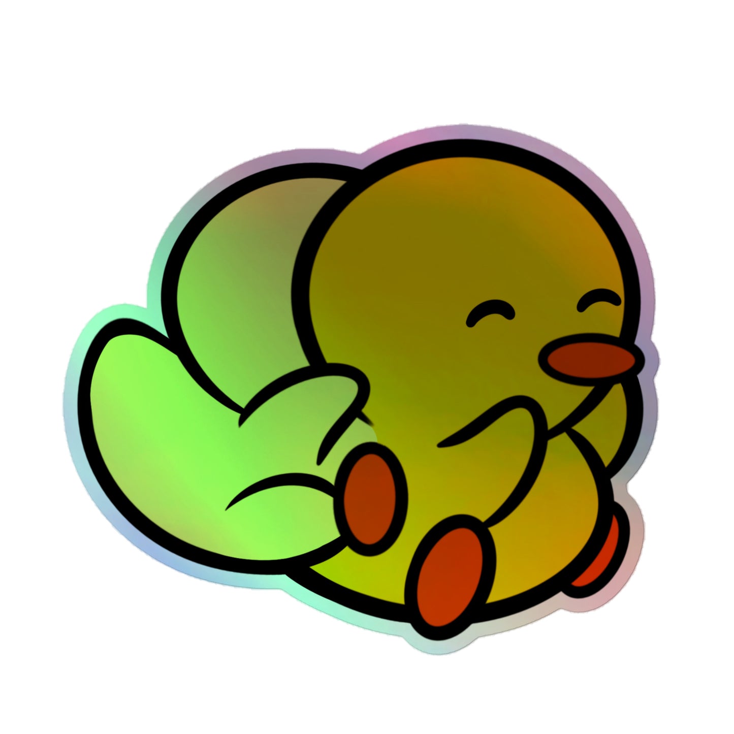 Duck Little Spoon - Holographic Sticker