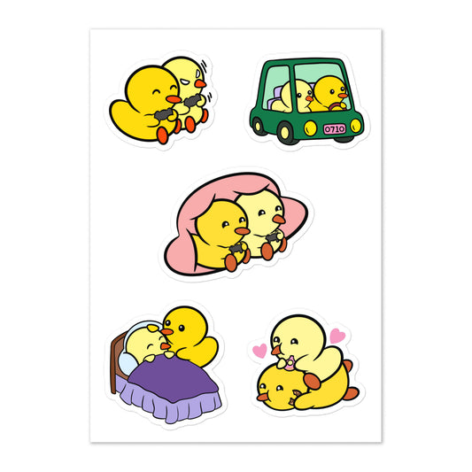 Duckie and Duck Cute Sticker Pack 2