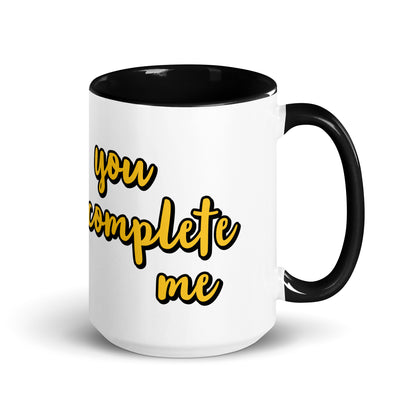 You Complete Me - Mug with Color Inside