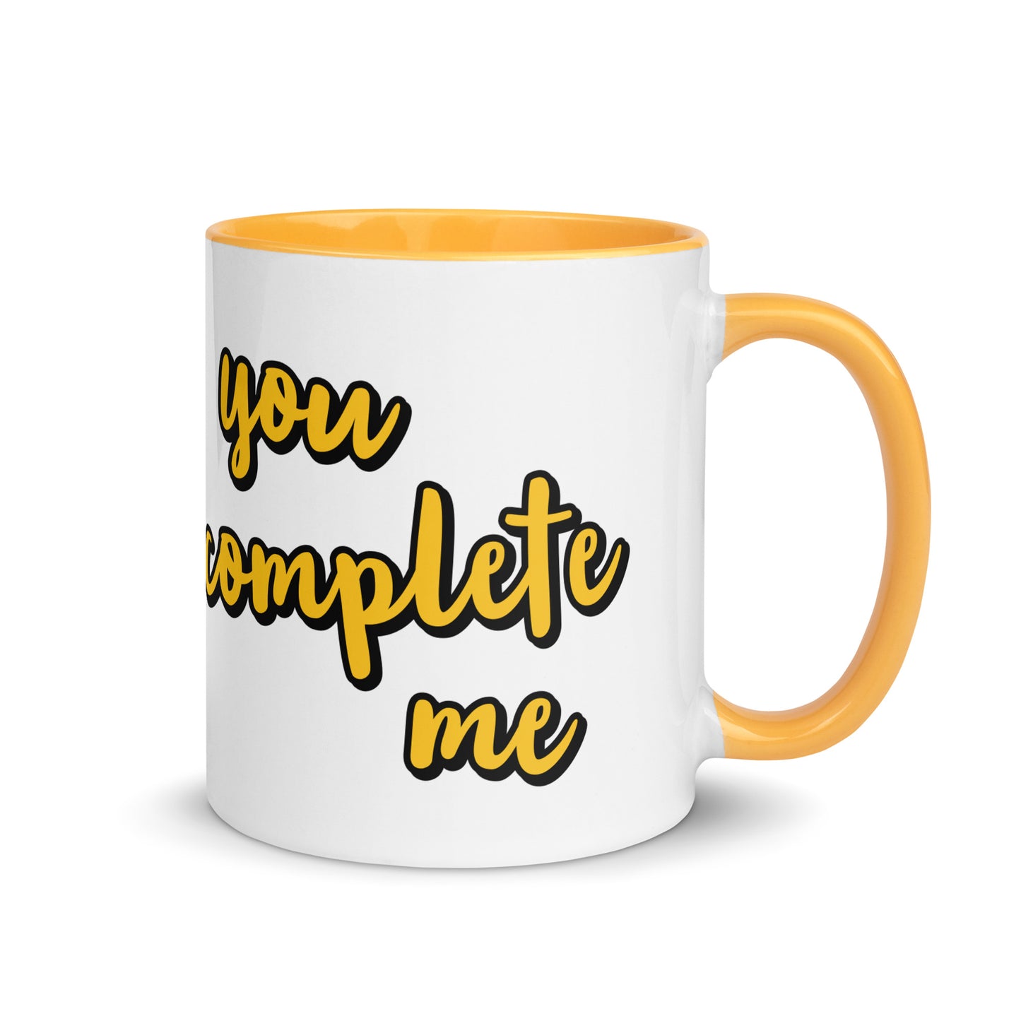 You Complete Me - Mug with Color Inside