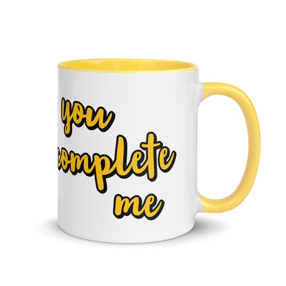 You Complete Me - Mug with Color Inside